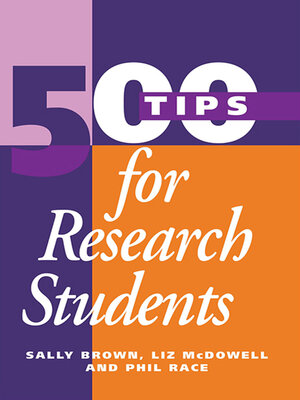 cover image of 500 Tips for Research Students